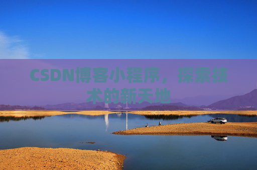 CSDN博客小程序，探索技术的新天地